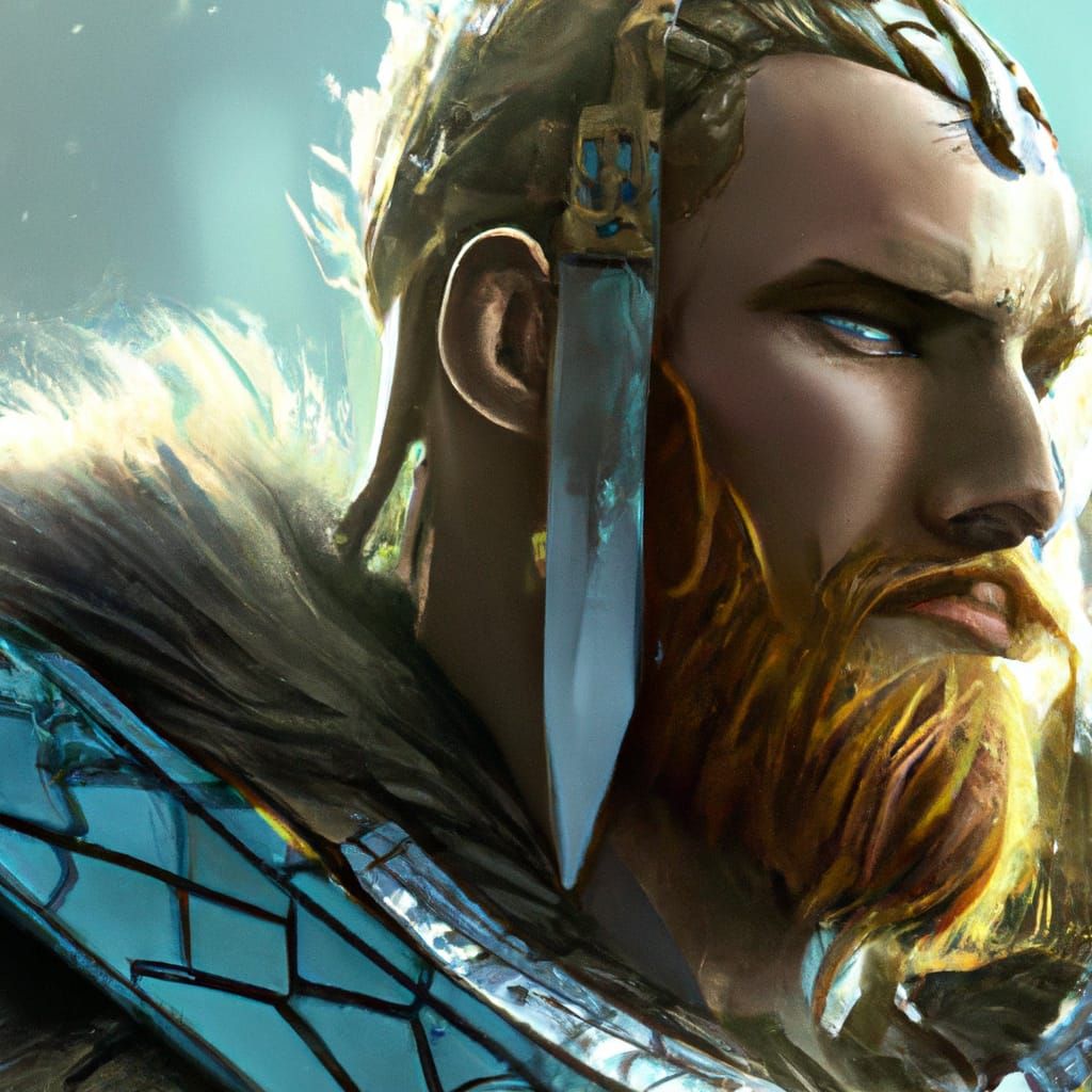 Powerfull viking men