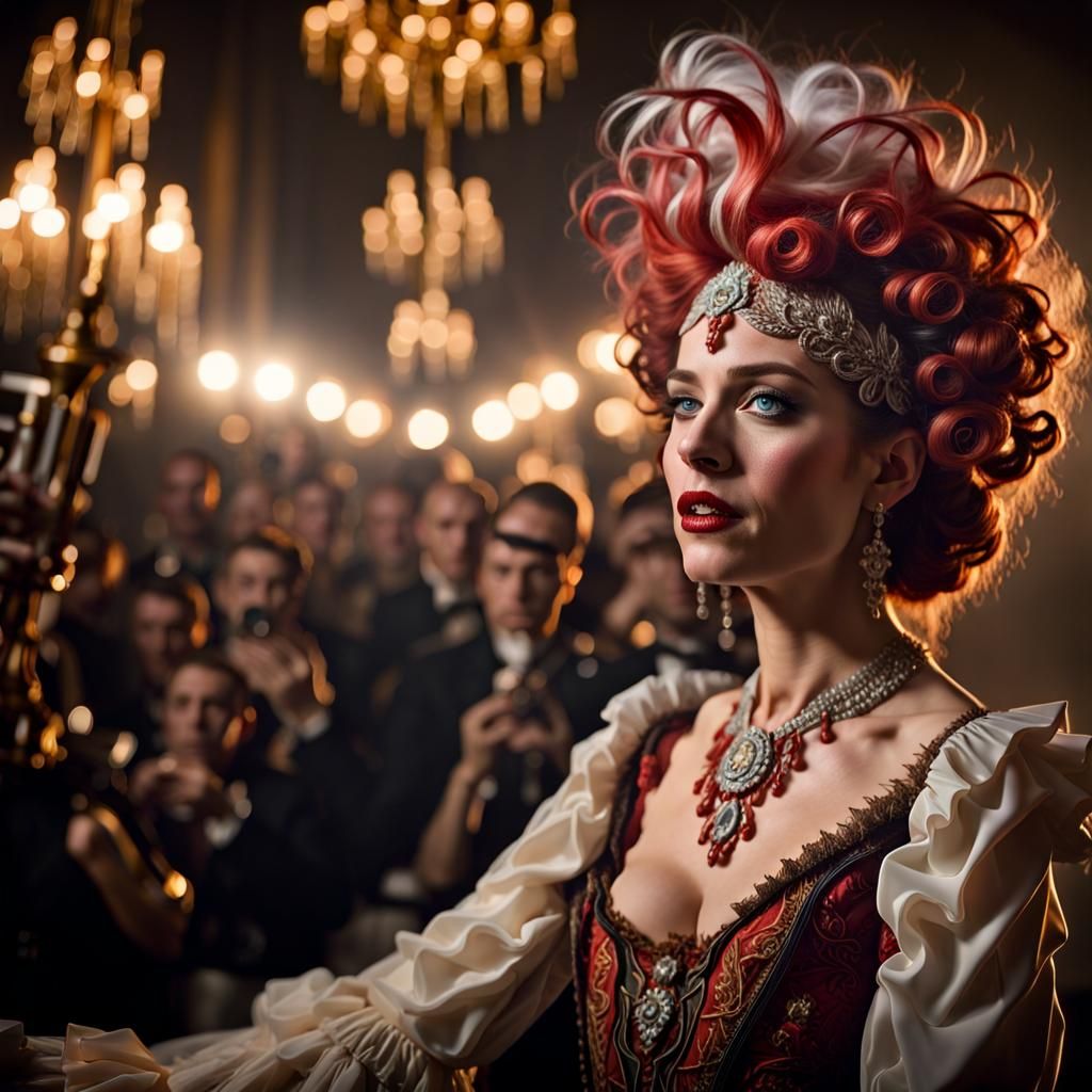 Dramatic Portrait in Cinematic Lighting, Sharp Focus