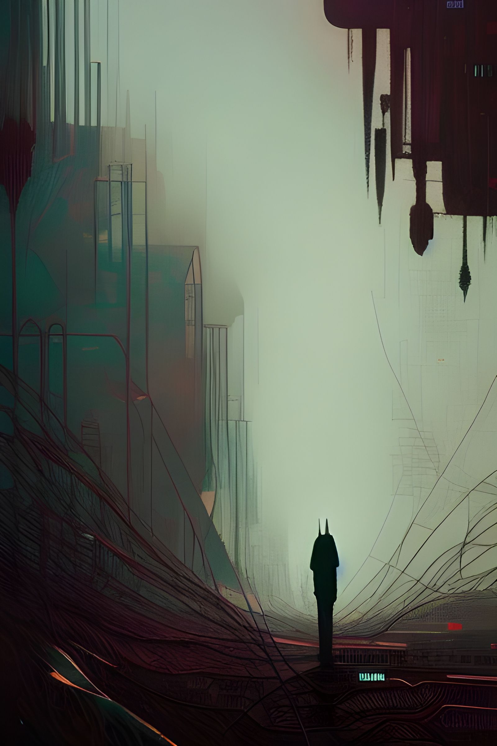 Solitude: Intricate Matte Painting in Fantasy Art Style