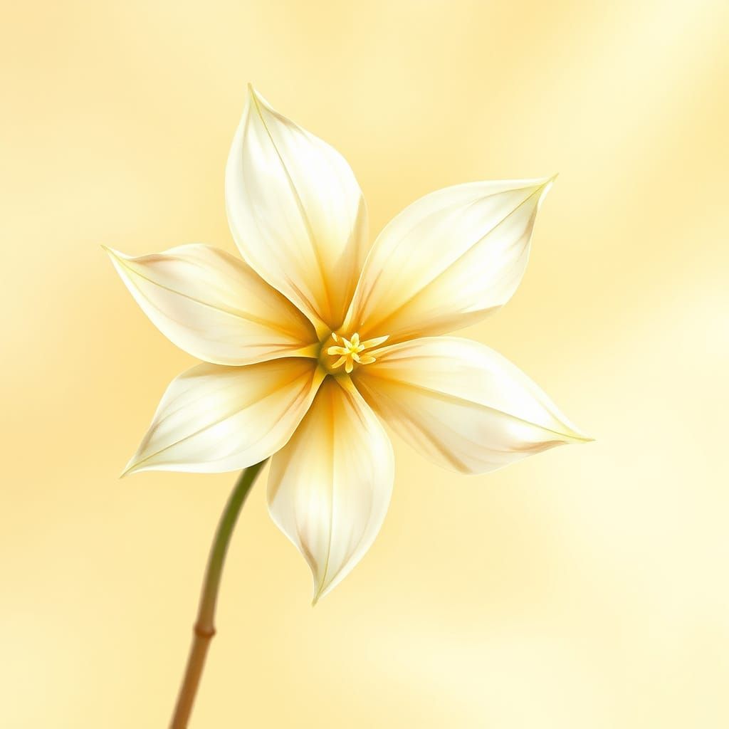 Dreamy Jasmine Blossom in Vibrant Watercolor