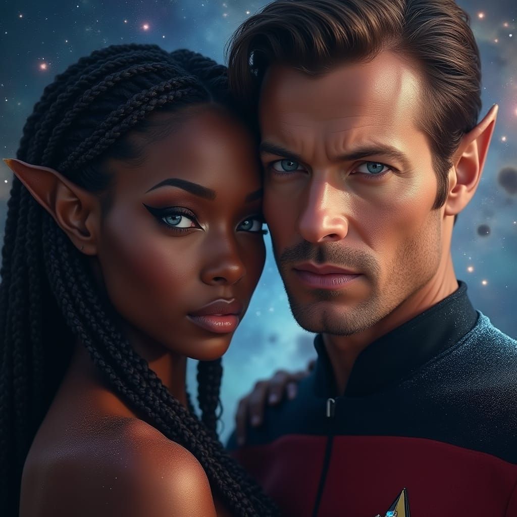 Cosmic Love: Vulcan Woman and Starfleet Officer