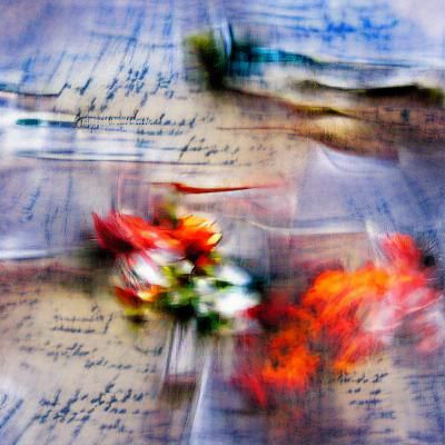 Abstract Fleeting Memories: Dreamlike Color Composition