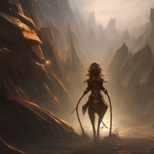 Detailed Matte Painting of Injustice in Deep Color