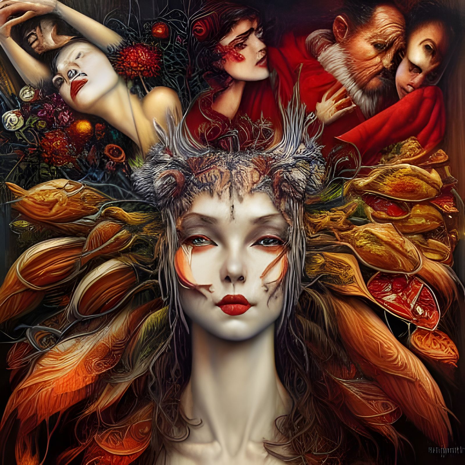 Extravagant Feast Inspired by Surrealist Art