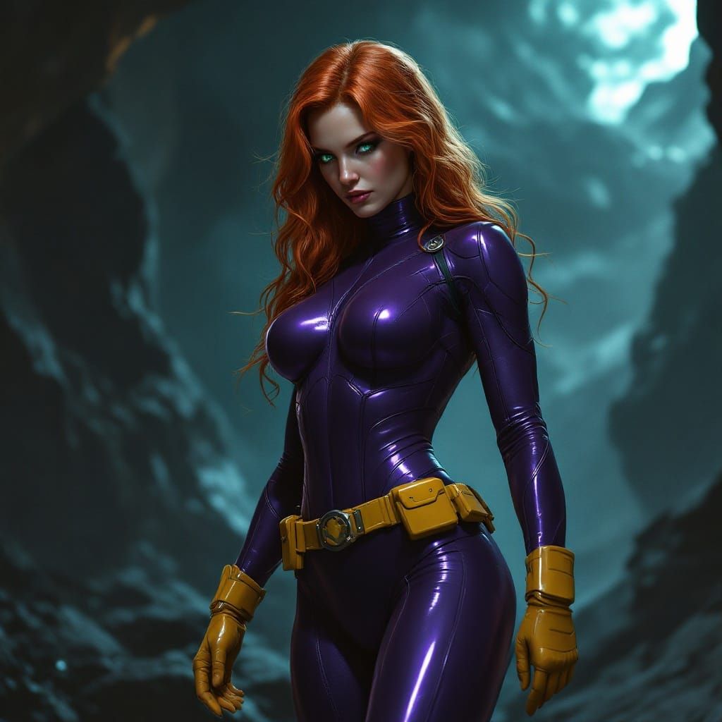 Mystical Starfire in Dark Sci-Fi Splendor