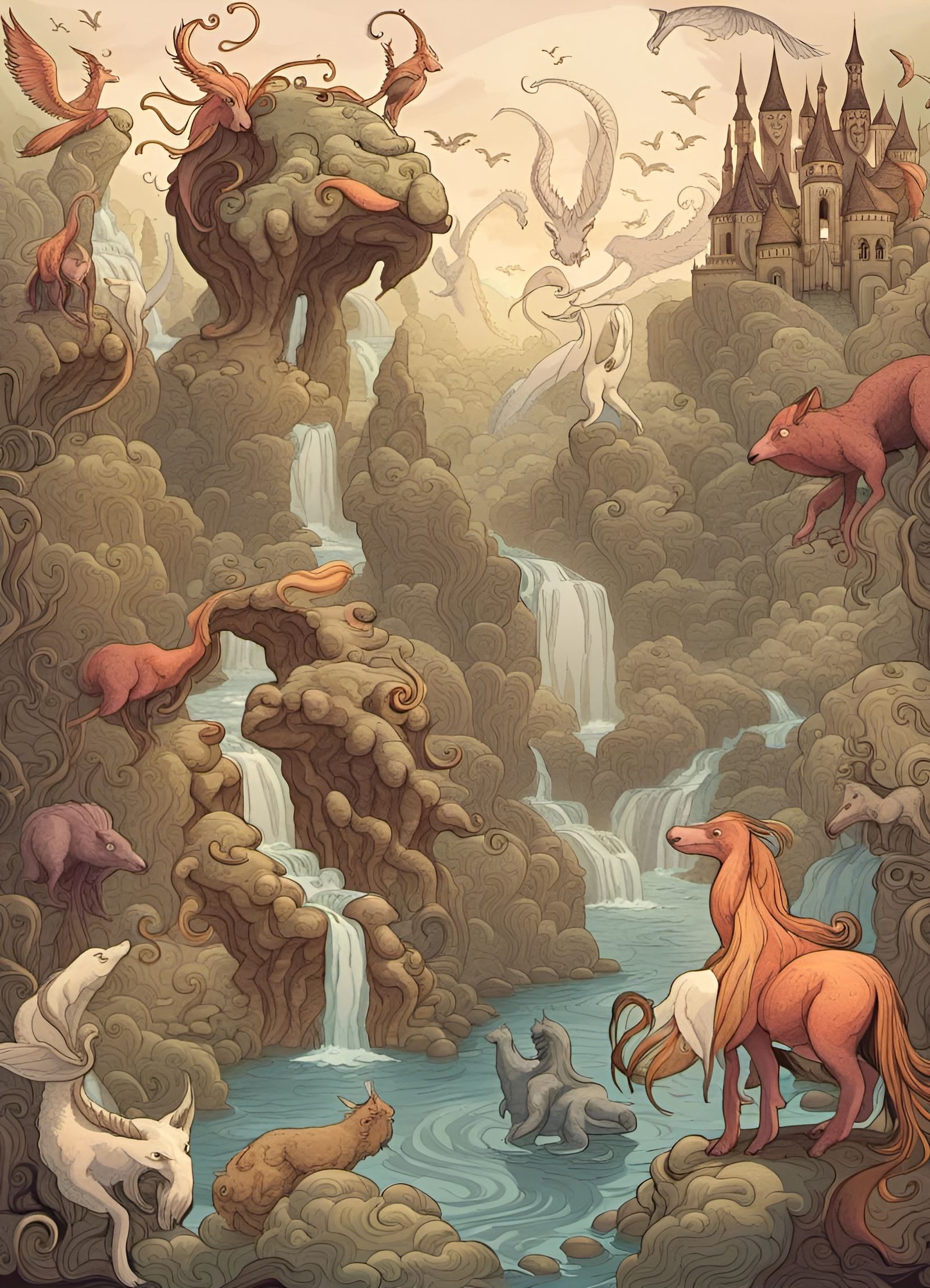 Enchanting Fantasy World of Mythical Creatures