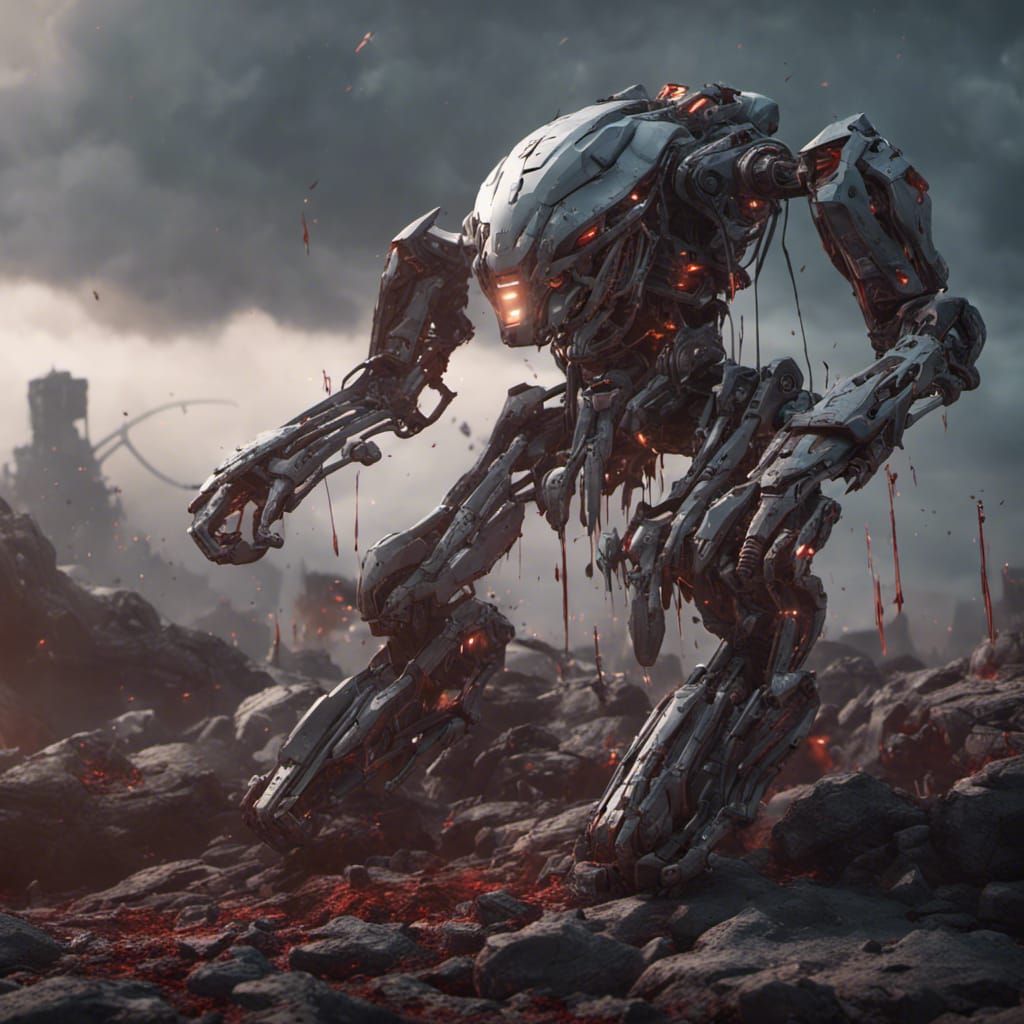 Epic Sci-Fi Battle Scene in Cinematic 8K