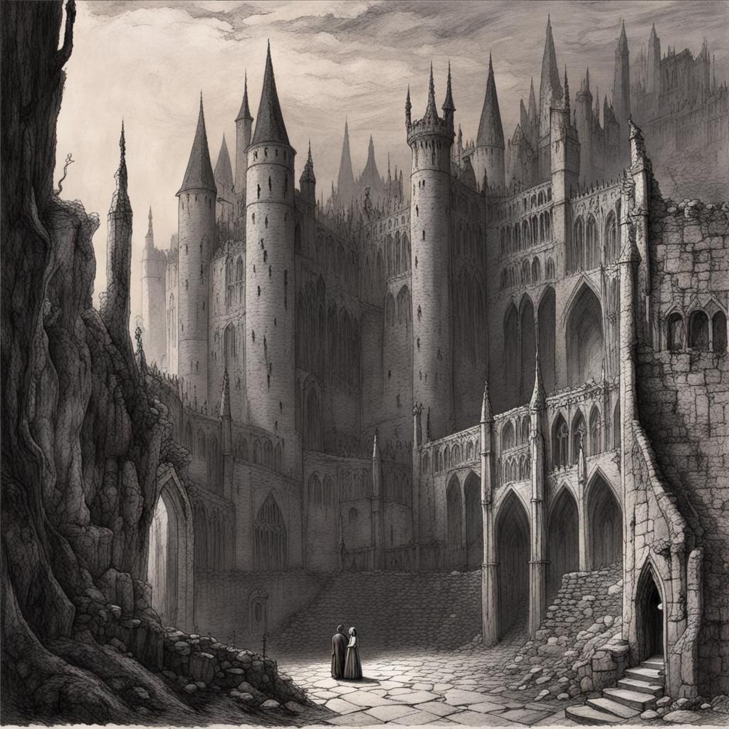 AI Image of Gormenghast