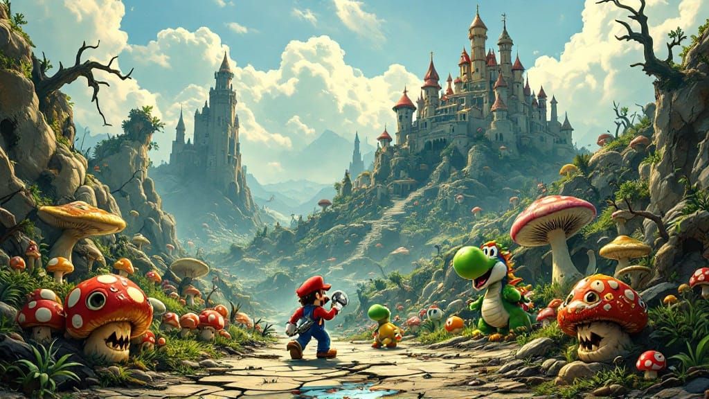 The Last of Bowser: Post-Apocalyptic Mushroom Kingdom