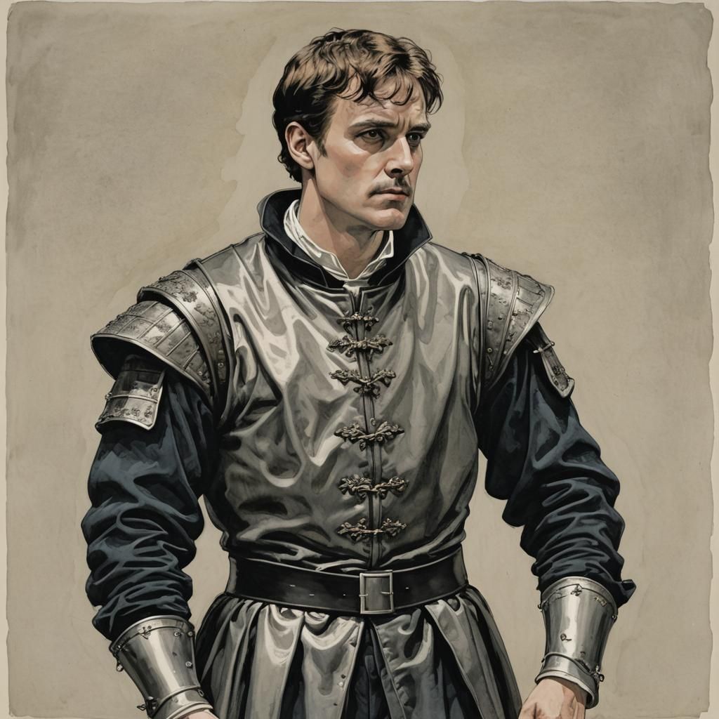 Hamlet Performance in Comic Book Style