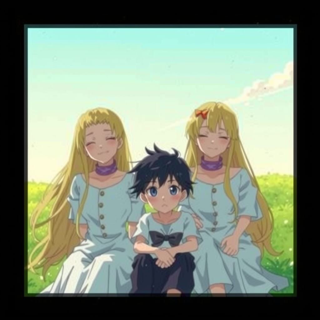 Vibrant Anime Woman in Dynamic Cityscape