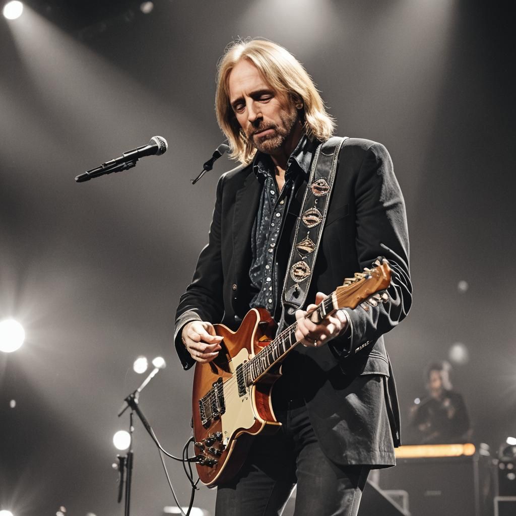 Tom Petty Live Concert Candid Photography