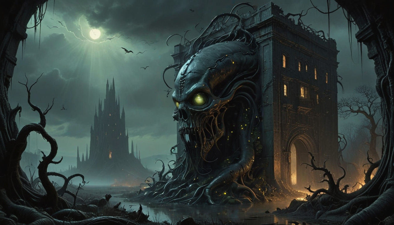 Grotesque Sentinel on Sheafe Street, Portal to Cosmic Horror...