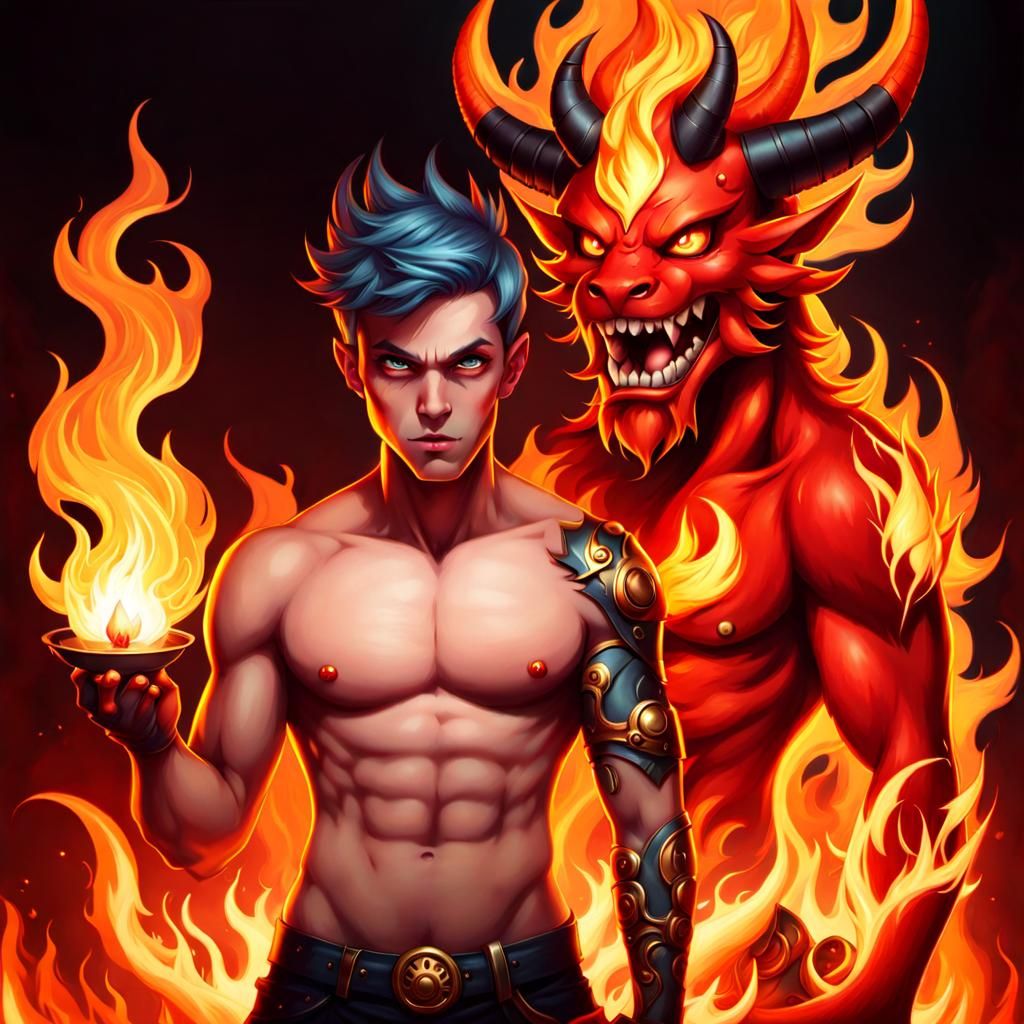 Summoning a Fire Demon