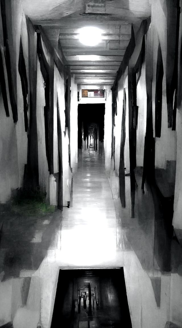 Creepy Endless Hallway