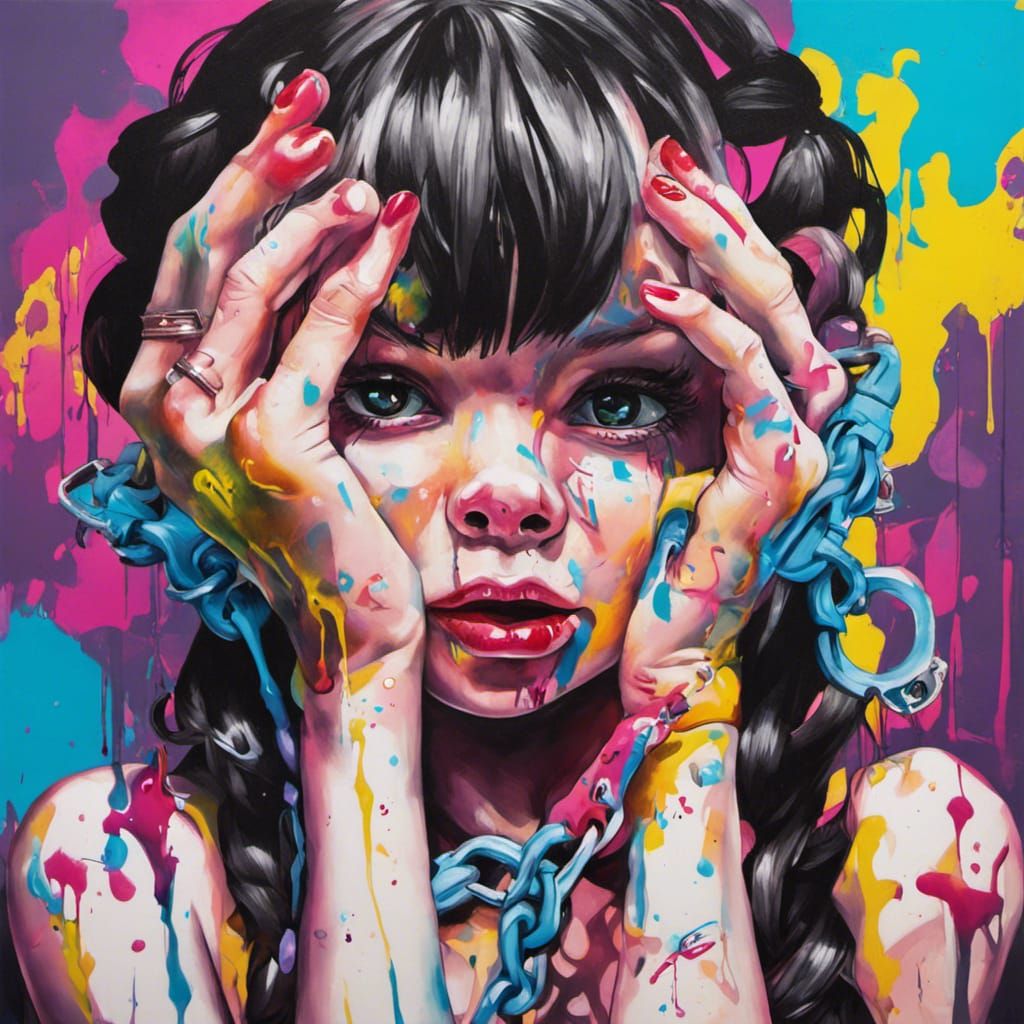 Graffiti Art: Pigtails and Handcuffs in Street Style