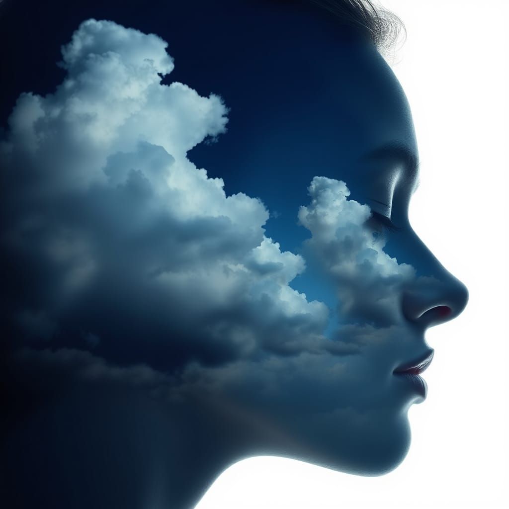 Dreamy Clouds Meet Serene Slumber