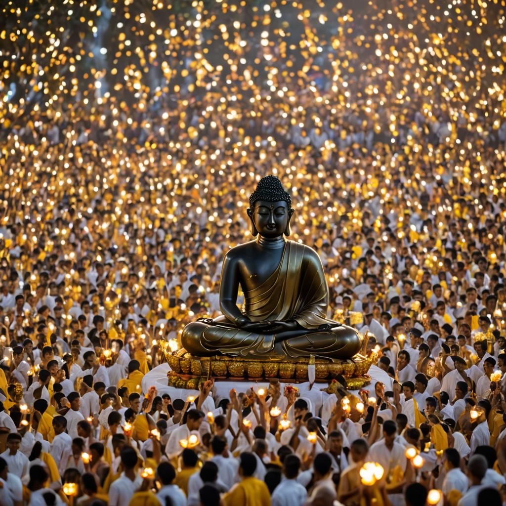 Sri Lanka Wesak Poya Day Celebration Photo