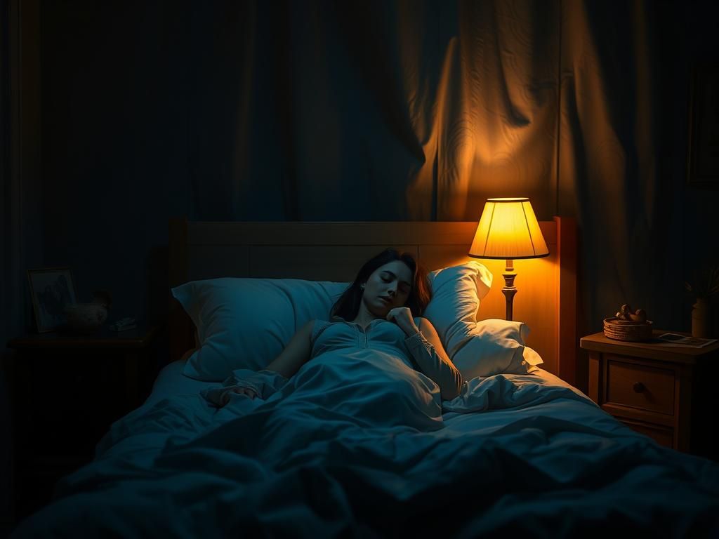 Insomnia: A Woman Awake at Night