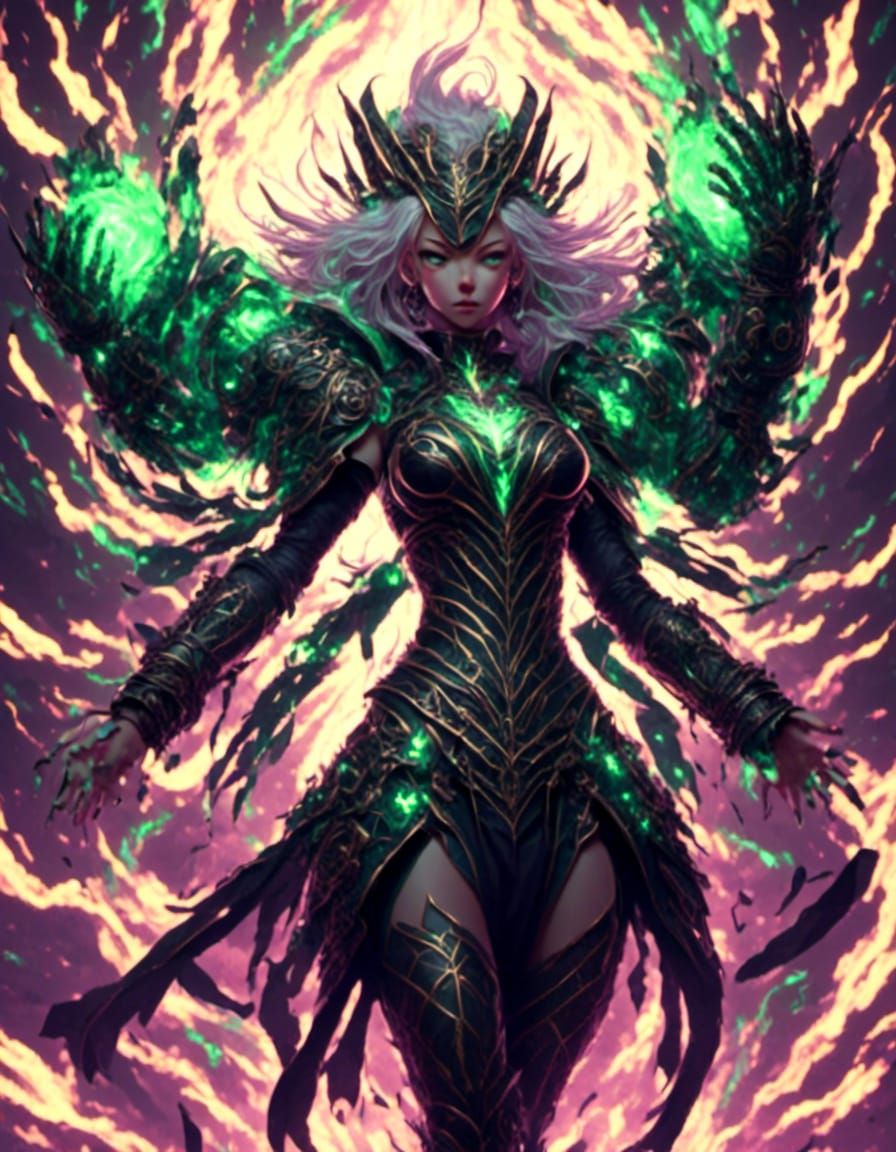 Electrical Silhouette Amidst Smokey Blackness