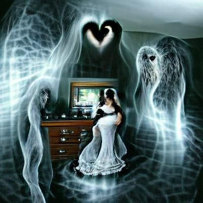 Paranormal Lovers in Digital Art