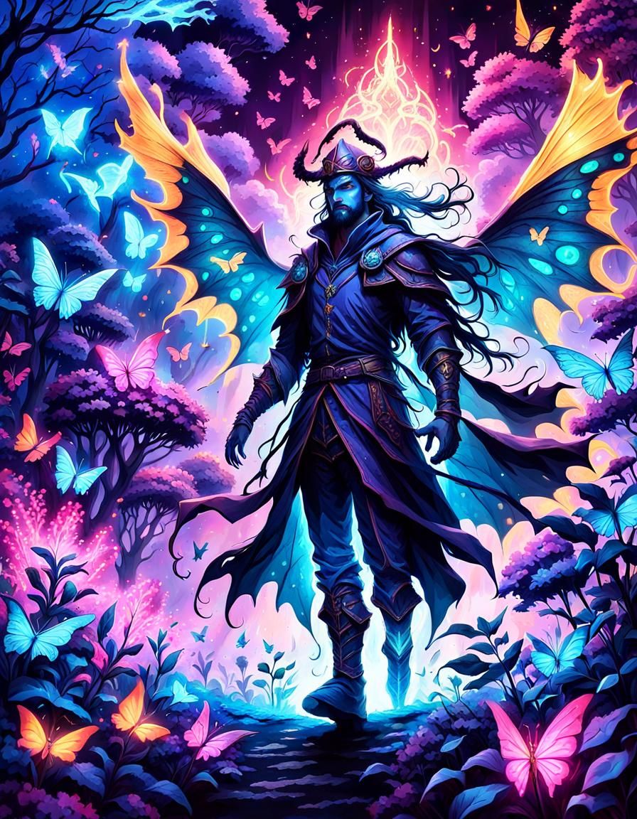 Epic Fantasy Art in Iridescent Hues