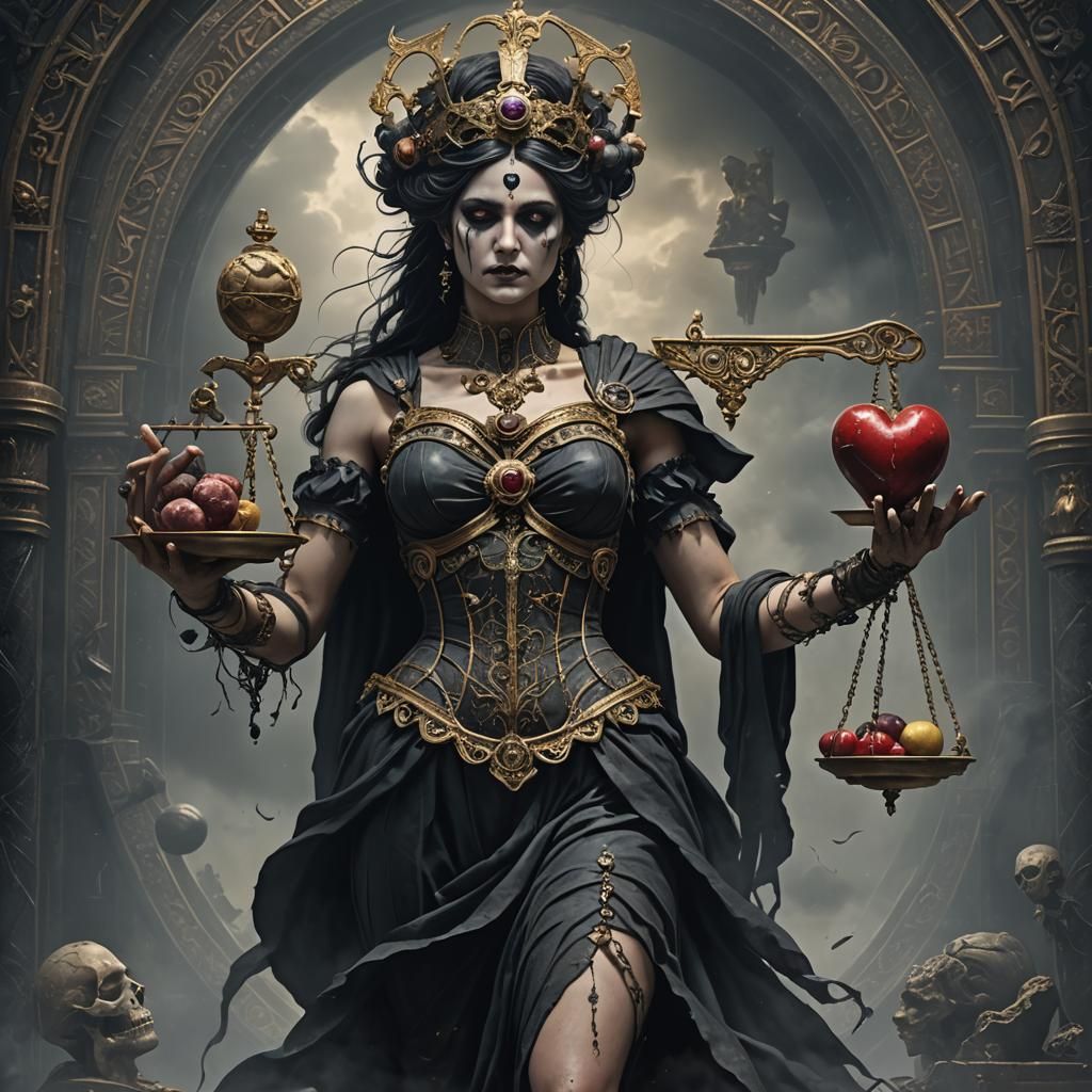 Gothic Themis: Heart and Brain on the Scales