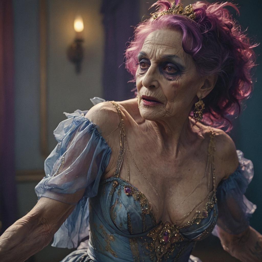 Salome Dance: Symbolist Portrait in Moreau Style