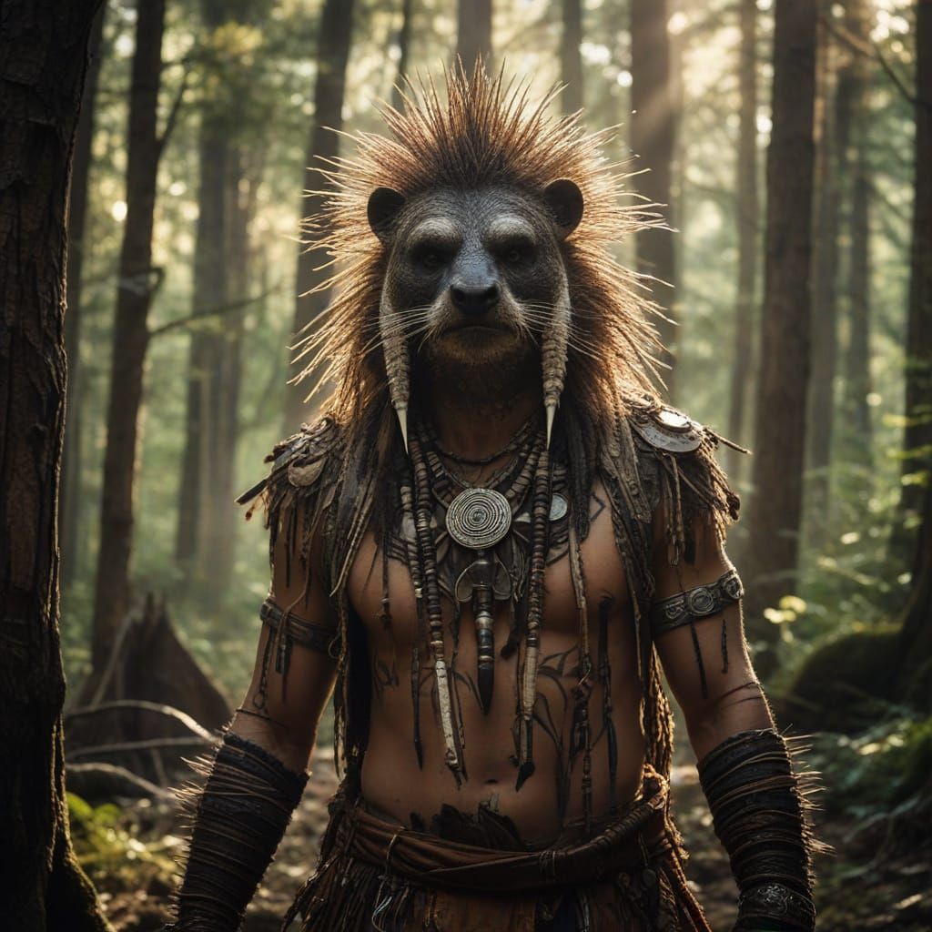 Porcupine shaman
