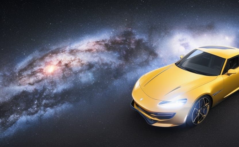 CAR in outer space! - Mach3! YEEEEEET!