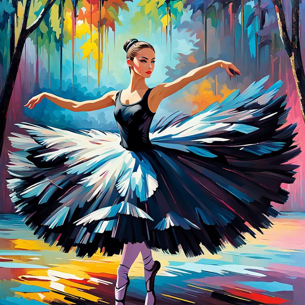 Ballerina en pointe!