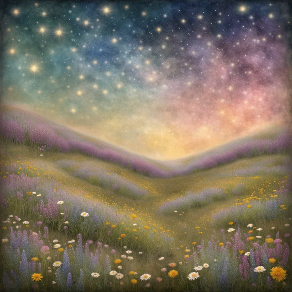 Impressionist Dreamscapes of Whimsical Meadows