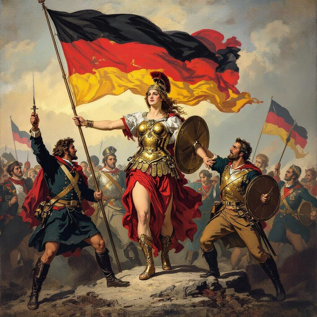 Victorious National Forces in 19th Century Style