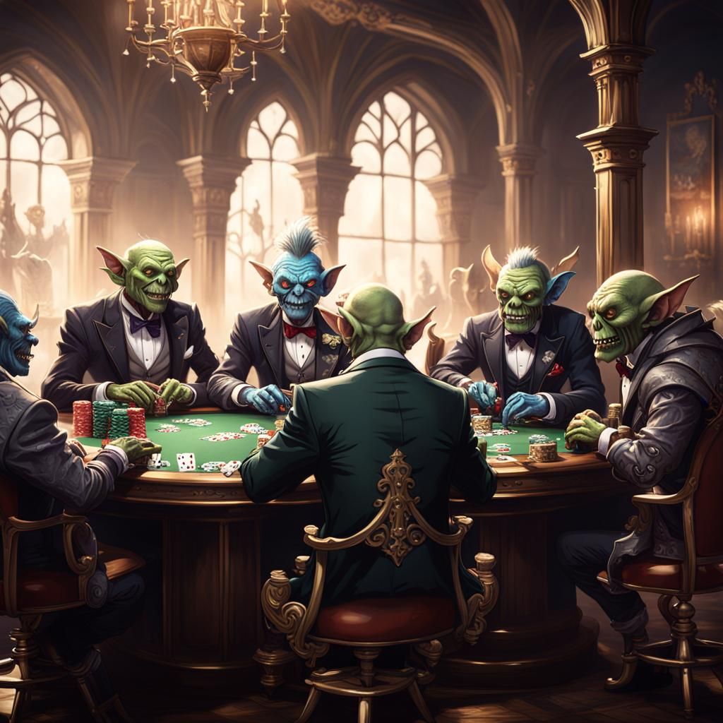 Goblins' Poker Night in Unreal Engine Style