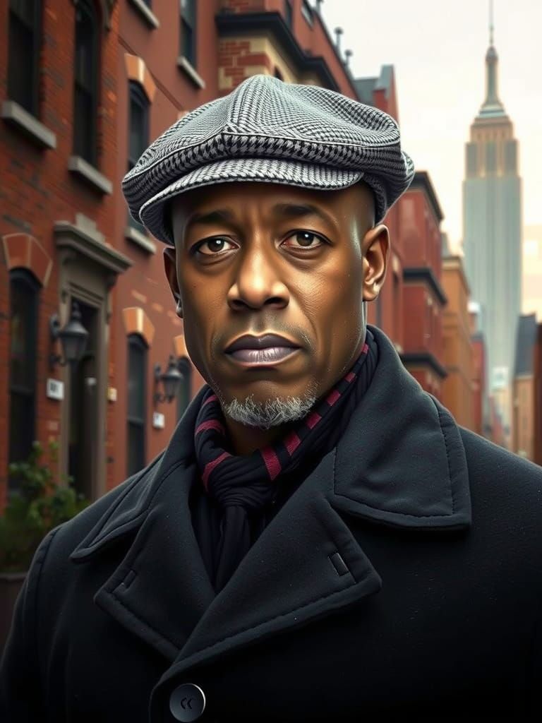 Photorealistic Portrait of a Man in New York City