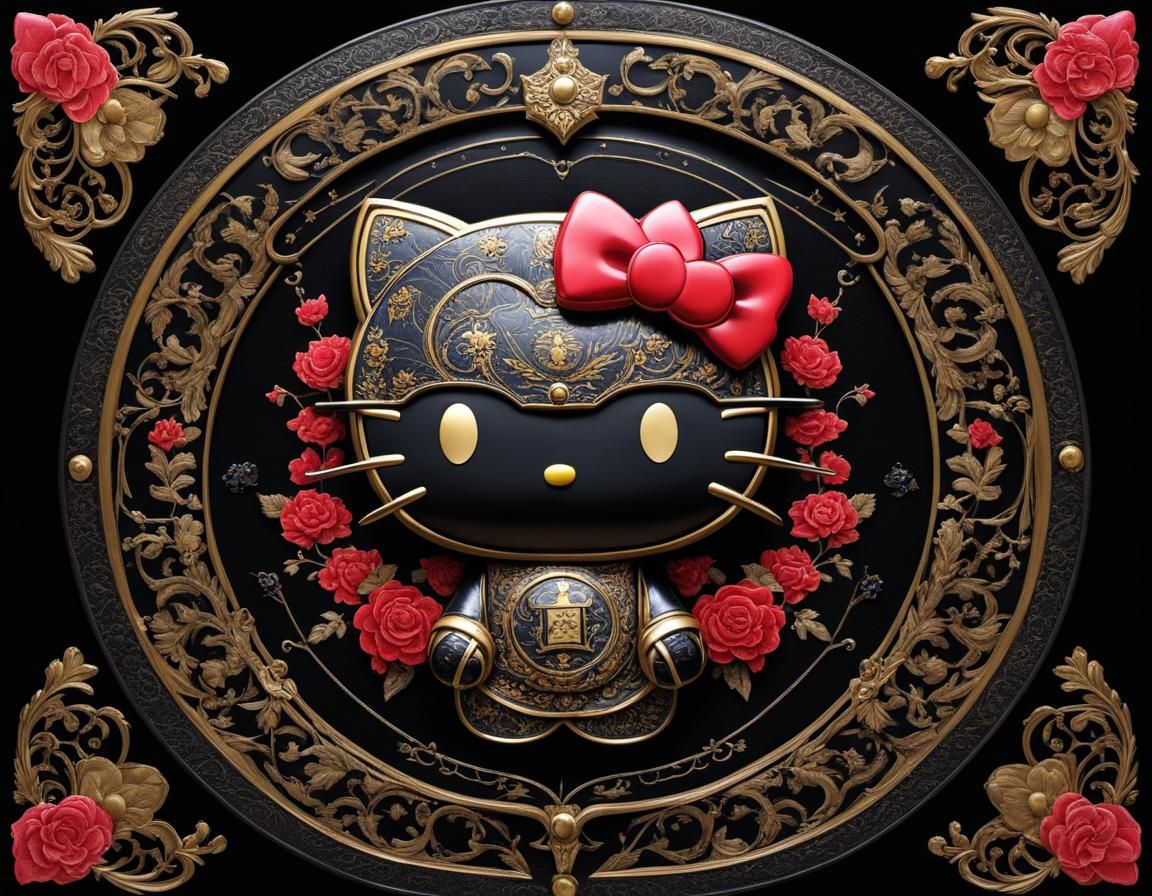Heraldic Hello Kitty Shield 🛡️