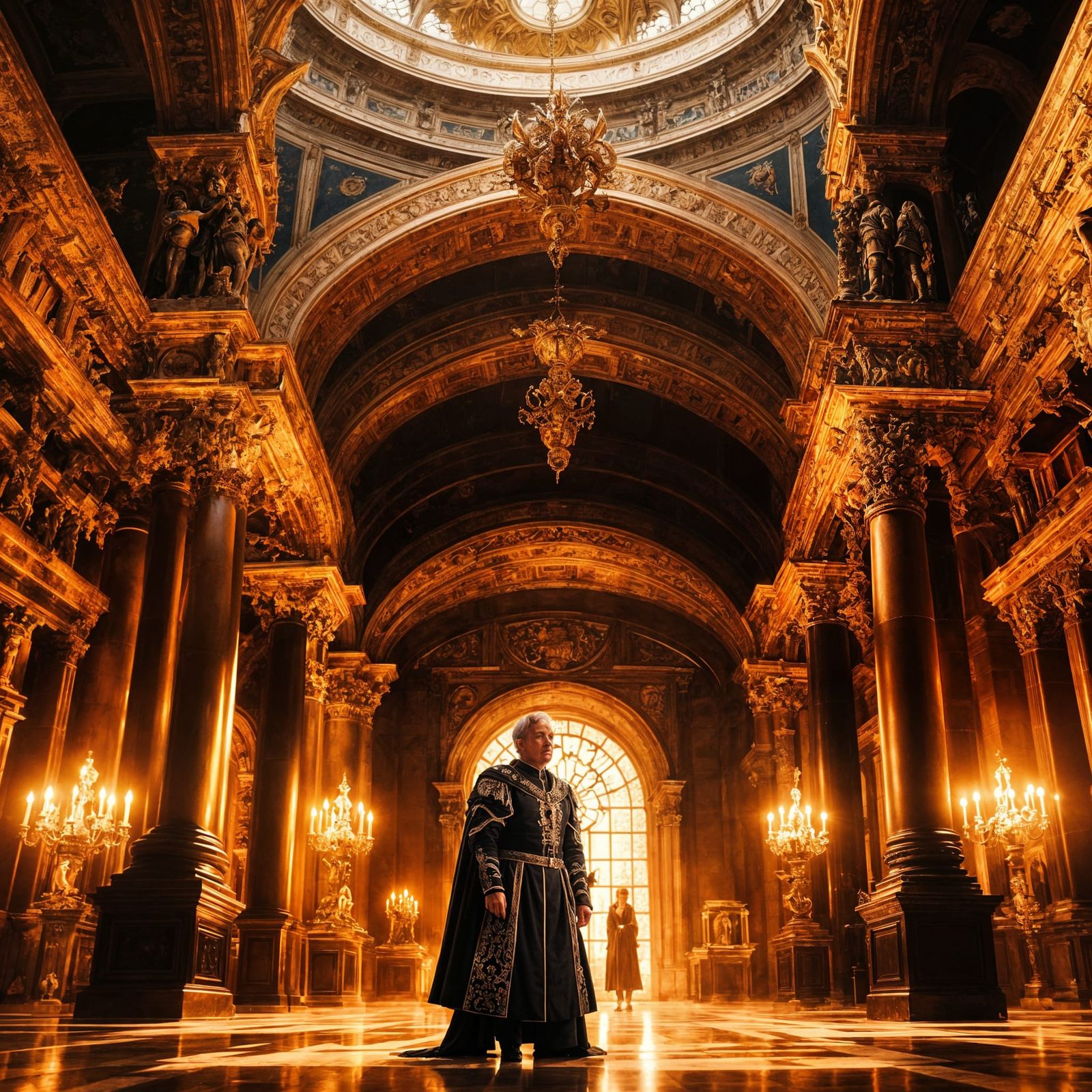 Respected and Admired Figure in a Moment of Praise