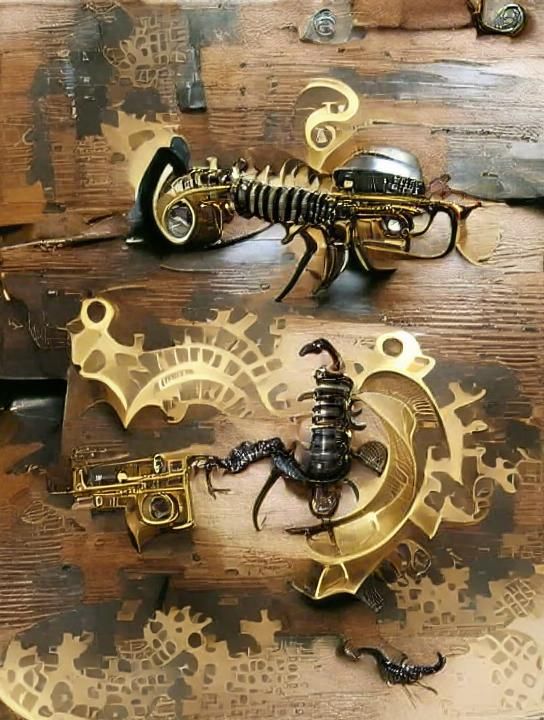 Steampunk Scorpion Mechanical Marvel