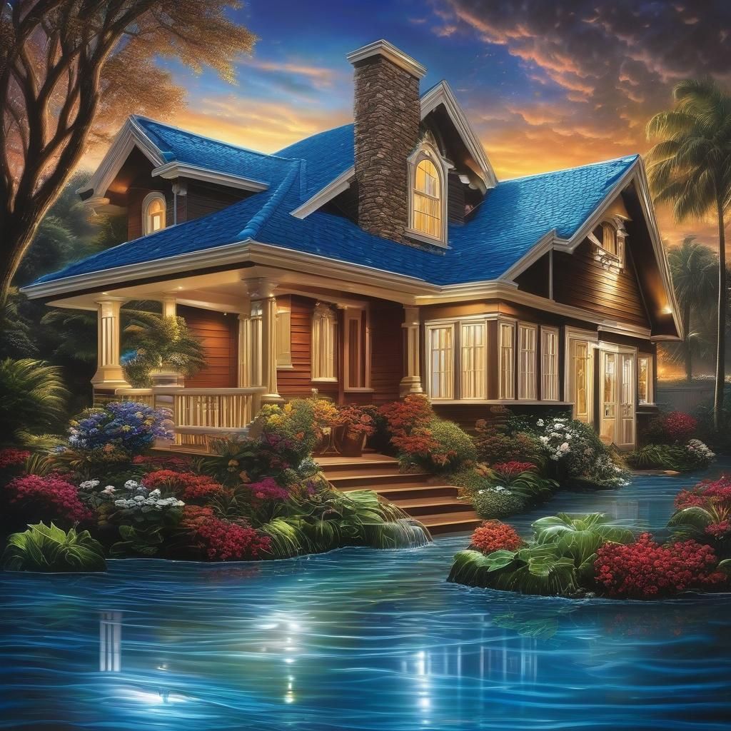 Airbrush Art: Dedicated Daughter Restoring Flooded Home