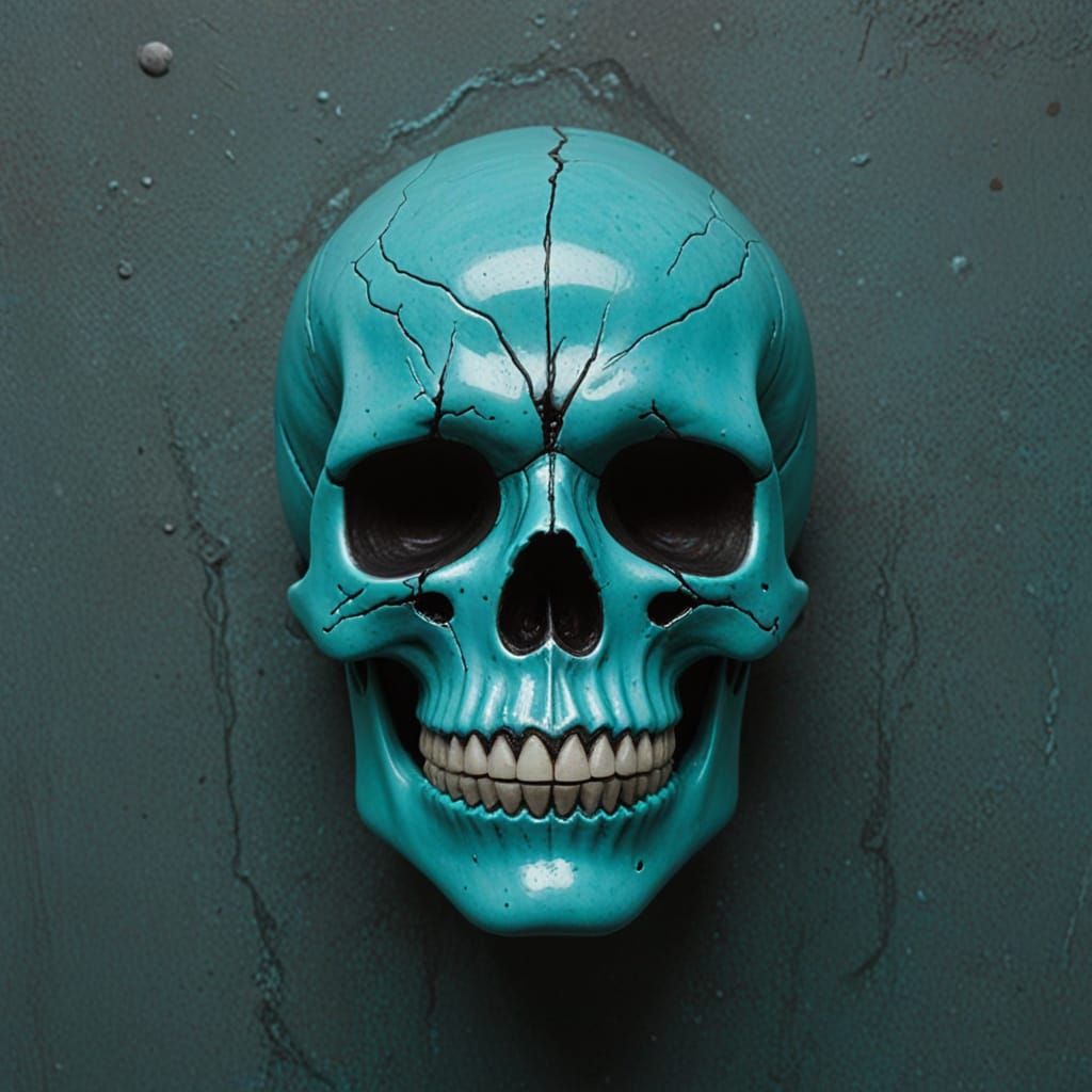 Grimdark Scene in Turquoise