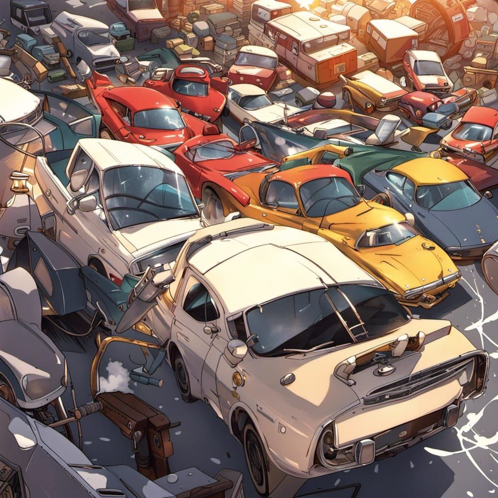 Anime Style Cars Inspired by Japanese Manga