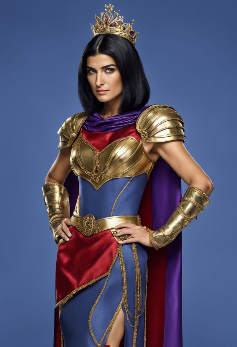 Queen Hyppolita in Ultrarealistic Amazon Armor