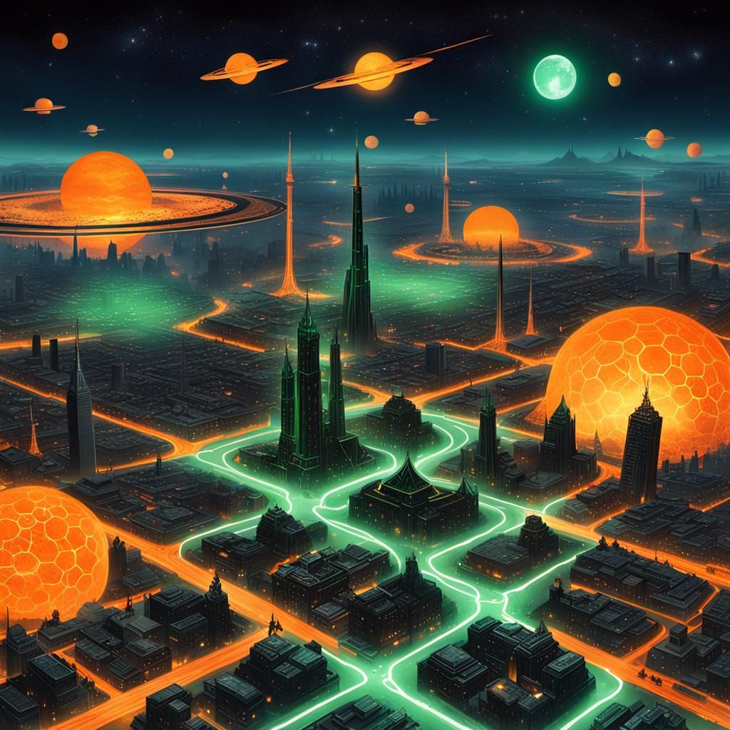 Marsport Outskirts: Eldritch Tech and Ancient Ruins