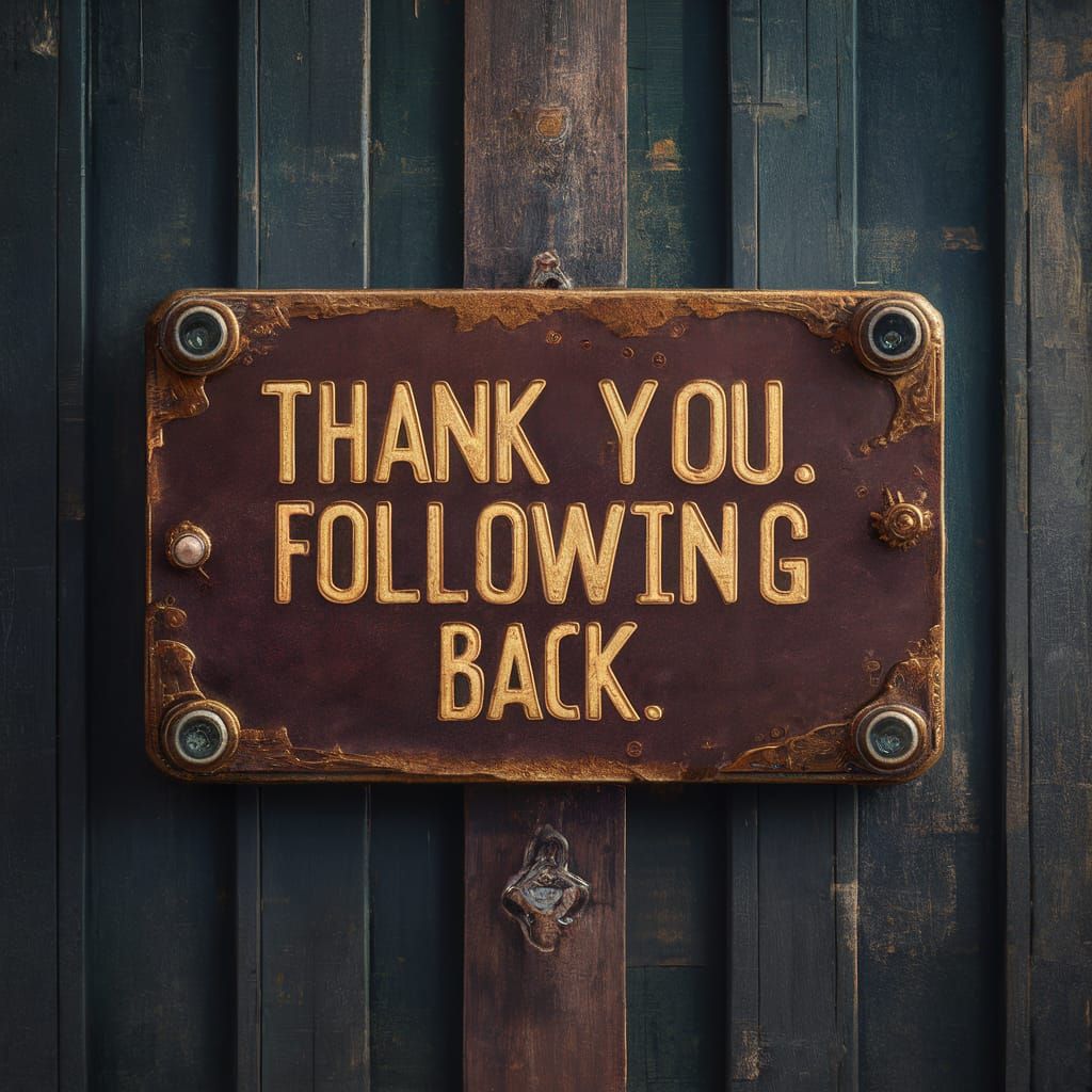 Steampunk Sign in Deep Fantasy Colors