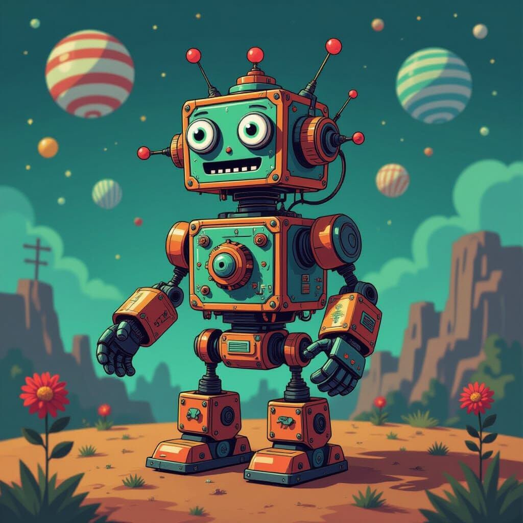 Trippy Automaton: An AI Recreation