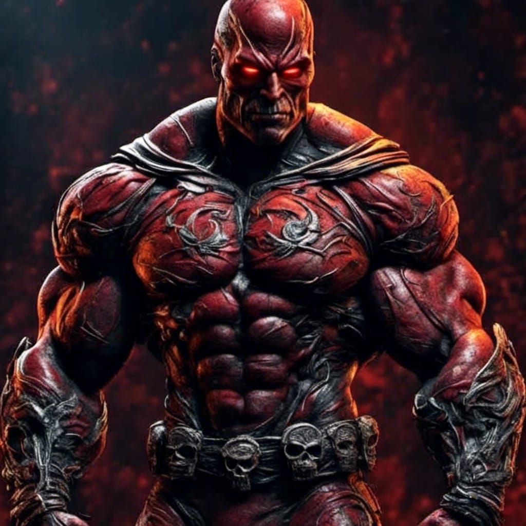 Bodybuilder Competition: Muscle Definition in 3D Cinematic S...