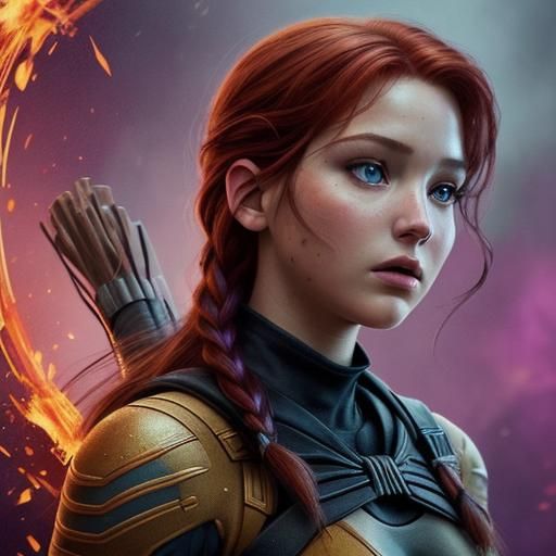 Ariel in Dystopian Games: Hyperrealistic Concept Art