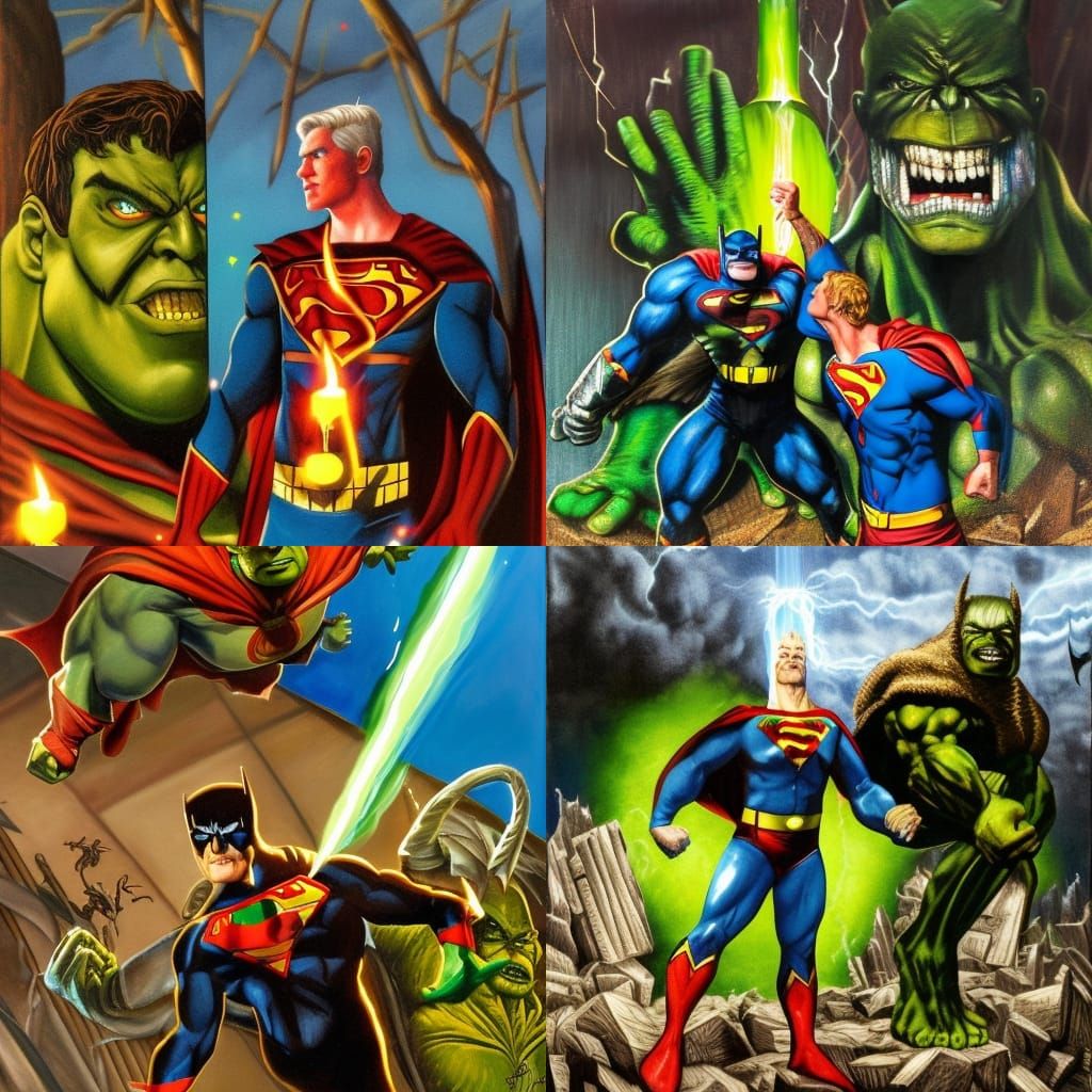 Flash Gordon's Perilous Fight in Surreal Forest