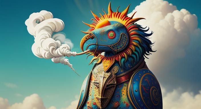 Surrealistic Monty Python's Flying Circus Digital Art