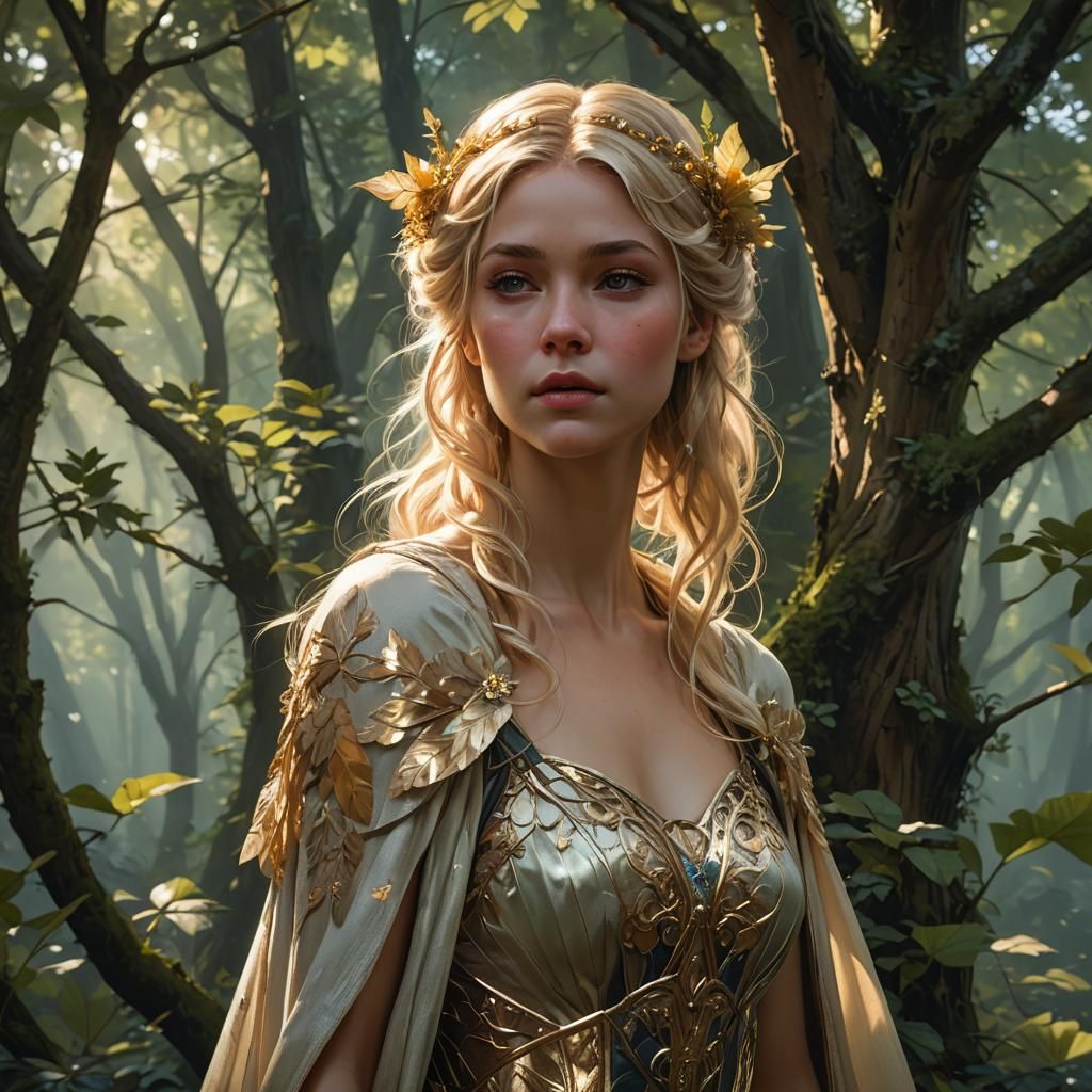 Enchanting Fairy Stroll in Wild Oak Forest